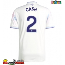 Camisa de Futebol Aston Villa Matty Cash #2 Equipamento Alternativo 2025-26 Manga Curta